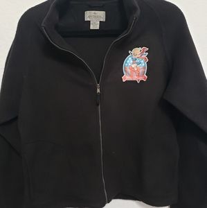 Antigua Womens Rare Skating Keep Flying Fleece Jacket size M